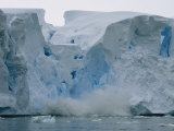 Buy Calving Ice Falls from an Ice Formation into Water at AllPosters.com