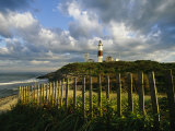 Lighthouse at Montauk with Dramatic Sky