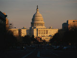 Buy View of the Capitol at Sunset Looking East on Pennsylvania Avenue at AllPosters.com