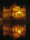 Buy The Golden Temple is Reflected in a Pool of Holy Water at AllPosters.com