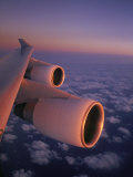 Buy A Close View of the Wing and Jet Engines of a Plane in Flight at AllPosters.com