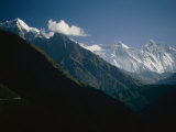 Buy Mount Everest and Other Mountains in the Khumbu Valley Region of the Himalayas at AllPosters.com