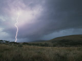 Landscape with Lightning Near Gladysvale, South Africa