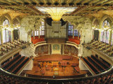 Interior View of an Ornate Orchestra House