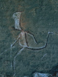 Buy Detail of a San Mural Depicting a Running Man with a Large Head at AllPosters.com