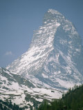 A View of the Majestic Matterhorn in the Swiss Alps