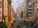 Neon Signs in Nanjing Lu, Shanghais Prime Shopping Street