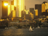 Buy The Seattle Skyline Hovers above Lake Union at AllPosters.com