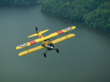 Buy Vintage Stearman 43 Biplane Flies over the Elk River at AllPosters.com