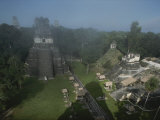 A View of Mayan Ruins at Tikal