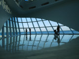 A View of the Inside of the Milwaukee Art Museum Photographic Print