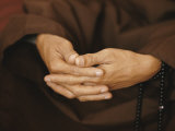 Buy Close View of a Monks Hands Crossed in Prayer at AllPosters.com