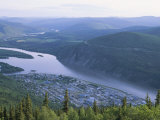 Buy Dawson City and the Yukon River from the Top of the World Highway at AllPosters.com