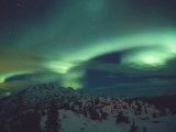 Buy A Brilliant Display of Aurorae over Grey Mountain at AllPosters.com