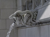 Buy A Neo-Gothic Limestone Gargoyle Spewing Water from its Mouth at AllPosters.com