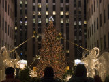 Rockefeller Center and the Famous Christmas Tree,Rink and Decoration, New York City, New York