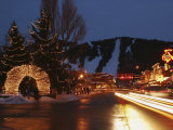 Buy Downtown Jackson Hole at Night at AllPosters.com