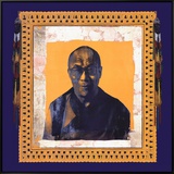 His Holiness the Dalai Lama I Framed Canvas Print