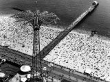 Buy Aerial View of Parachute Jump Ride, Beach and Boardwalk at Coney Island at AllPosters.com