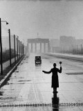 Automobile Arriving from the Eastern Sector of Berlin Being Halted by West Berlin Police
