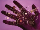 Handful of Microelectronic Parts
