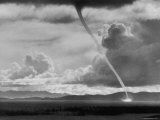 Funnel Cloud of a Tornado High in the Andes Mountains