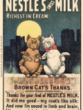 Postcard Reproduction of Advertisement For Nestle's Swiss Milk