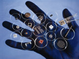 Handful of Microelectronic Parts