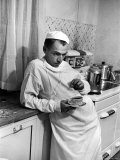 Buy Dr. Ernest Ceriani in a State of Exhaustion, Having a Cup of Coffee in the Hospital Kitchen at 2 AM at AllPosters.com