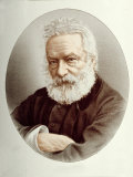 Color Illustrative Portrait of French Writer Victor Hugo, After a Photograph by Nadar