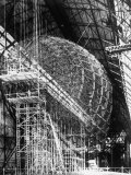 Buy Completed Iron Framework of Zeppelin Supported on Scaffolding at Fabrication Plant at AllPosters.com