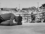 Buddhist Prayers at Beginning of the Prefight Ceremony of Muay Thai Boxing