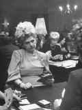 American Women Playing Bridge Poker Poster