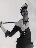 Buy Dorian Leigh Modeling Suit by Adele Simpson and Hat by John Frederics at AllPosters.com