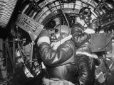 B-17 Flying Fortress Bomber During Bombing Raid Launched by US 8th Bomber Command from England