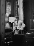 Attorney General Robert F. Kennedy, Talking on the Telephone in His Office