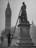Good View of Tower and Clock from Parliament Square