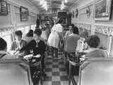 Customers Inside Neal's Diner