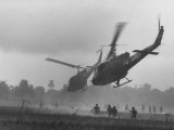 US Helicopters Carrying South Vietnamese Troops in Raid on Viet Cong Positions