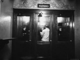 Buy Man Using the Public Telephone Booth at AllPosters.com