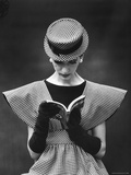 Woman Wearing Wide Shoulder Fashion Look