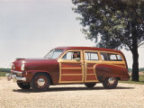 Preview of the New 1947 Studebaker Station Wagon Complete with Wood on the Side