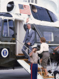 Buy President Jimmy Carter Boarding Helicopter Marine 1 with Wife Rosalynn For an Easter Vacation at AllPosters.com