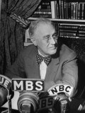 President Franklin D. Roosevelt Speaking on Pre Invasion Fireside Chat Radio Program