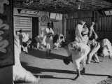 Men Practicing in Judo Class