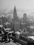 View from Observation Deck at Rockefeller Center Looking Southeast at the Chrysler Building