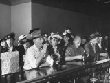 Women's Christian Temperance Union Members Invading Bar While Customers Remain Indifferent
