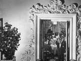 Mirrored Images of Customers Having Dinner at Camellia House