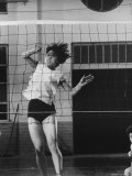 Member of Japan's Nichibo Championship Women's Volleyball Team