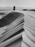 Man Wearing a Dog Skin Coat in the Gobi Desert